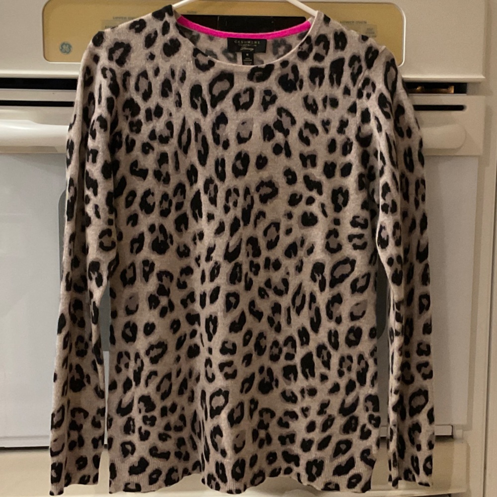 Charter Club Leopard Print Sweater
